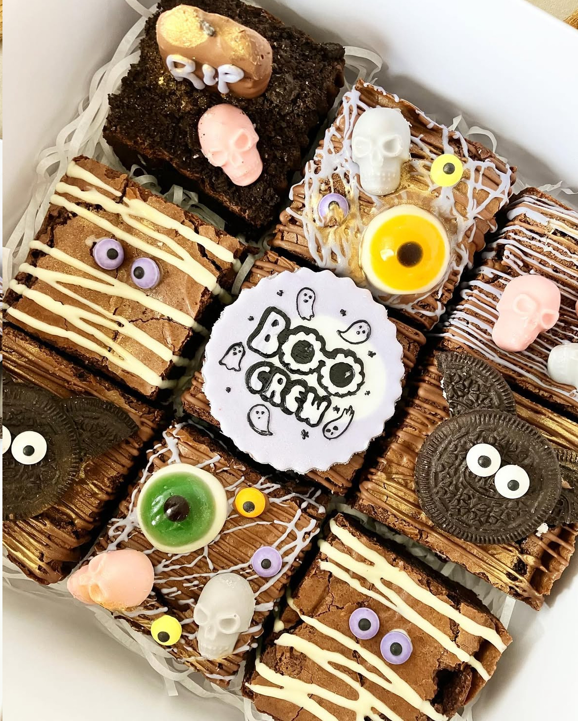 Halloween Brownie Boxes of 6 or 9