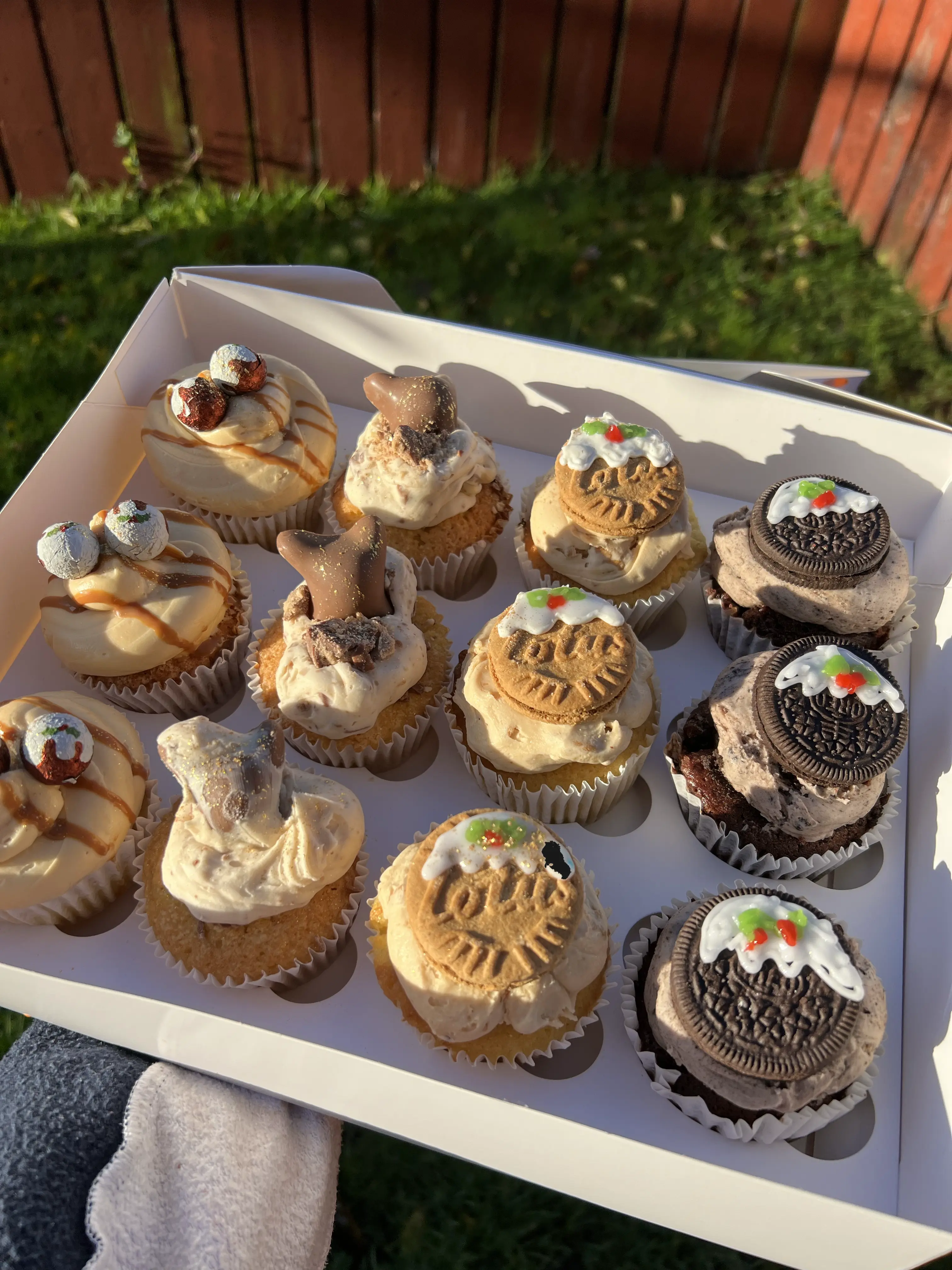 Christmas Mixed Cupcake Selection Boxes